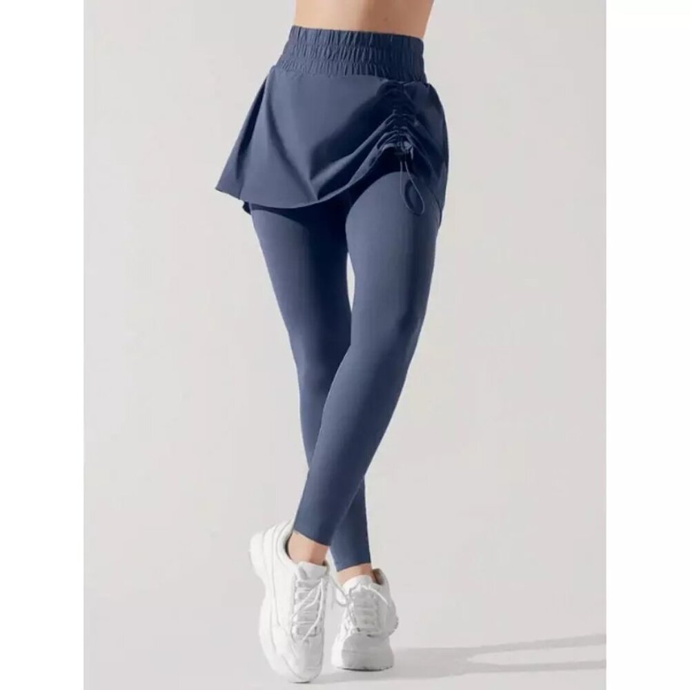 POPFLEX Navy Blue Skirted Leggings